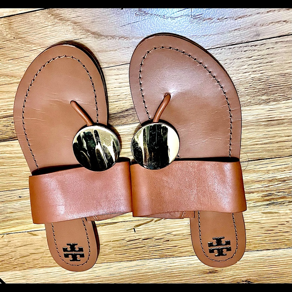Tory Burch Patos Disk Thong Sandals - Like New!